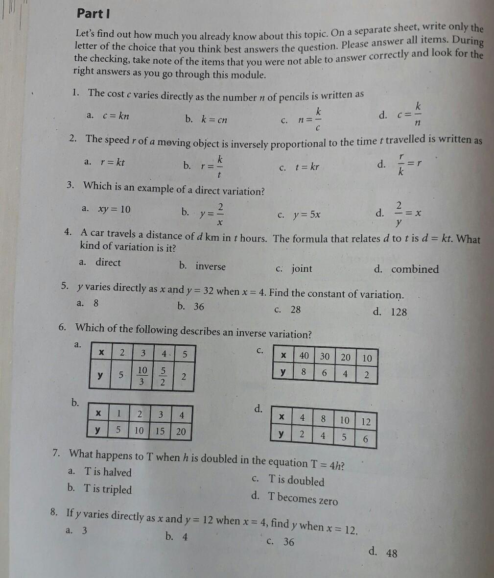 Solved K Ce A C Kn C N S Part 1 Let S Find Out How Chegg Com