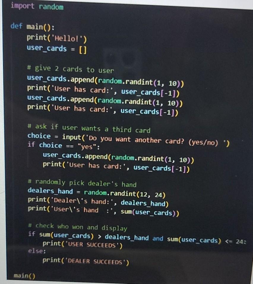Solved How do I make a flow chart out of this python | Chegg.com