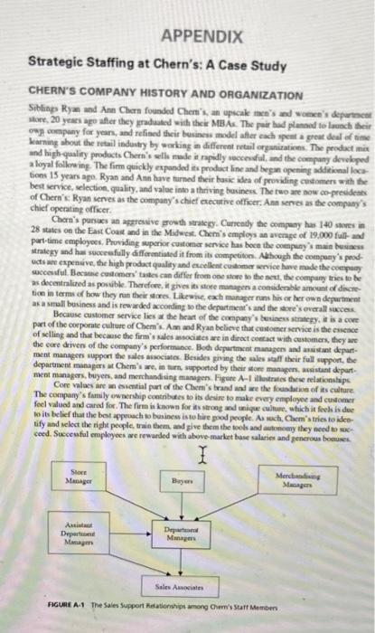 Solved the solution for the case study question, one part a | Chegg.com