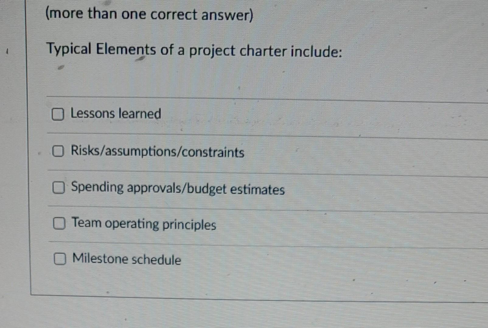 solved-typical-elements-of-a-project-charter-include-chegg