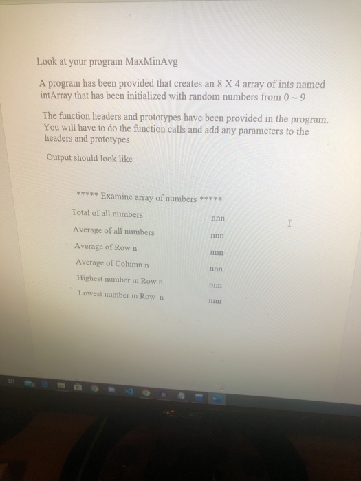 Solved Write a program that creates a two-dimensional array | Chegg.com