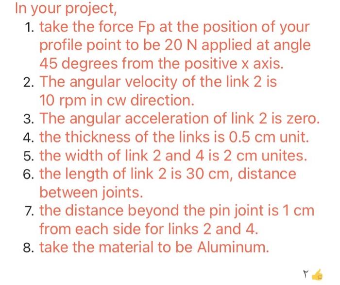 Solved 180 Y 8 2 AP 2 AB cos Locus Of Coupler Points Chegg