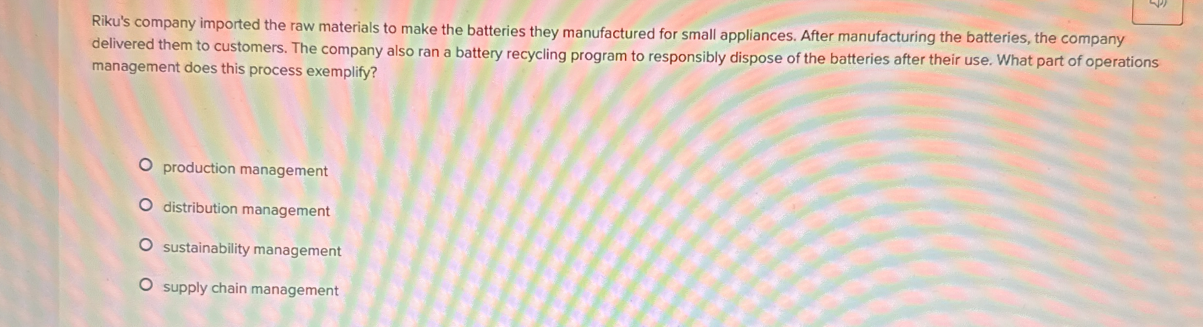 Riku's company imported the raw materials to make the | Chegg.com