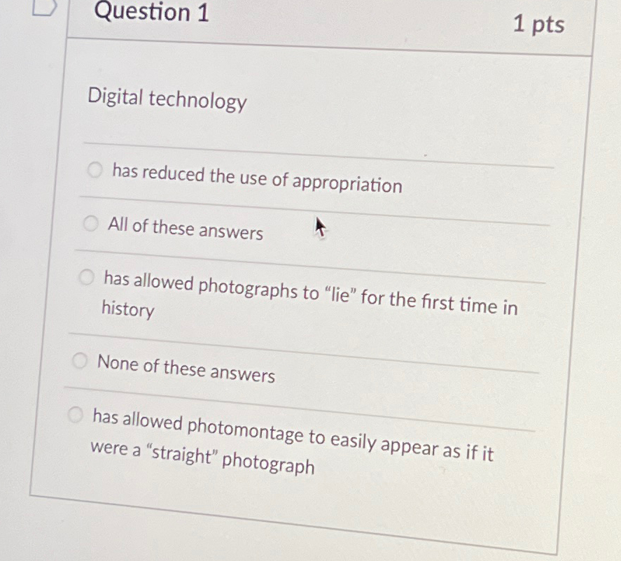 Solved Question 11 ﻿ptsDigital technologyhas reduced the use
