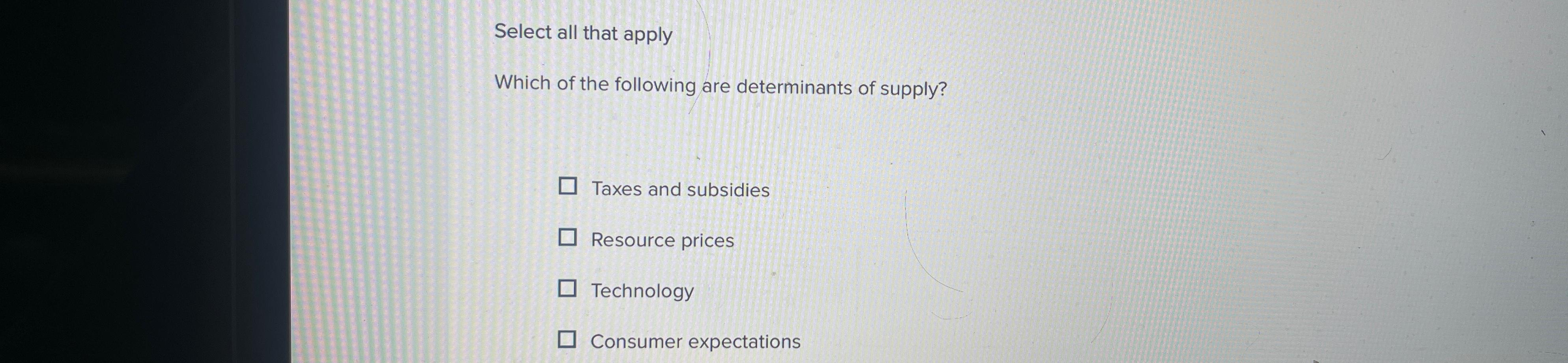 Solved Select all that applyWhich of the following are | Chegg.com