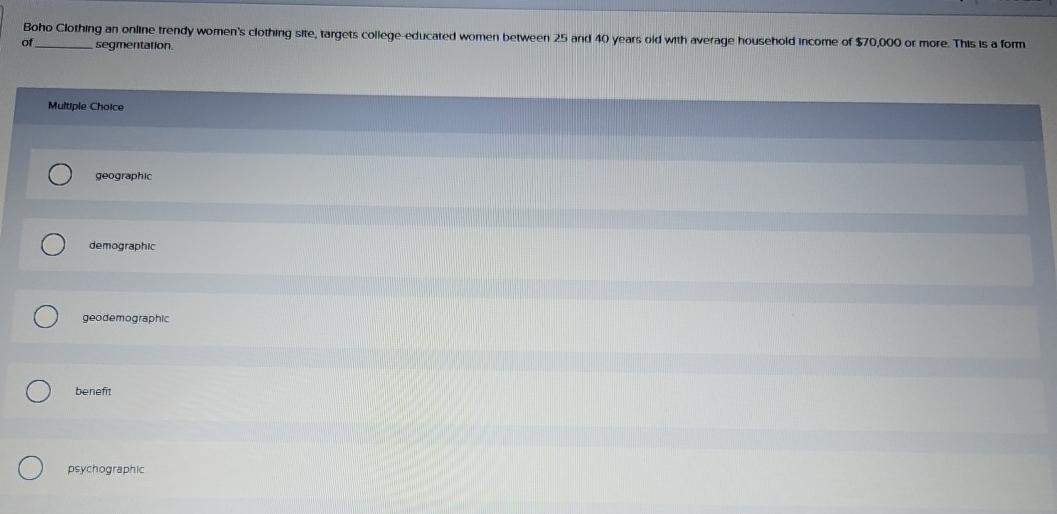 Solved Boho Clothing an online trendy women's clothing site, | Chegg.com