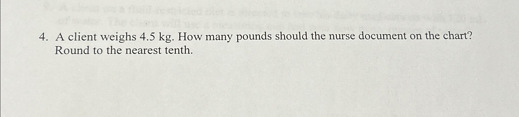 4.5 kilos outlet in pounds