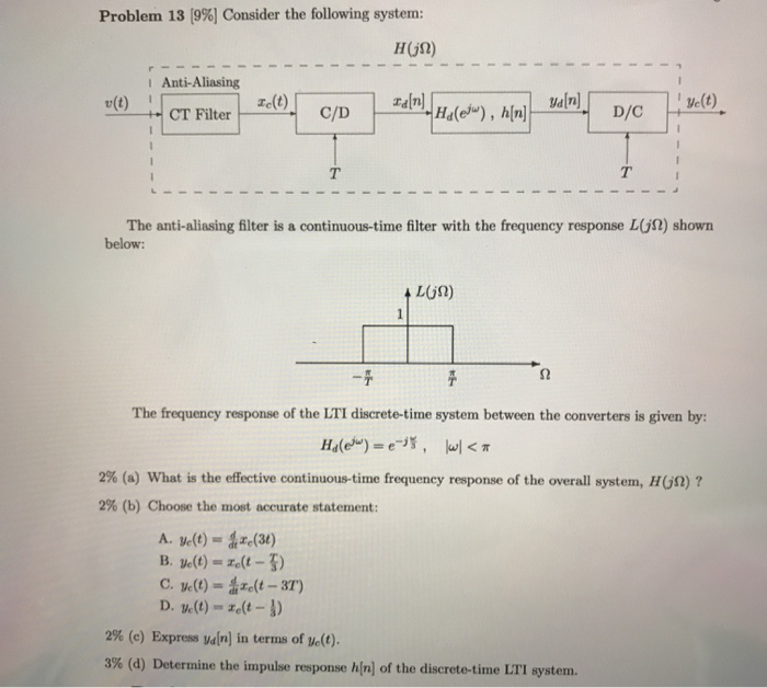 Solved Problem 13 9 Consider The Following System Hgn Chegg Com