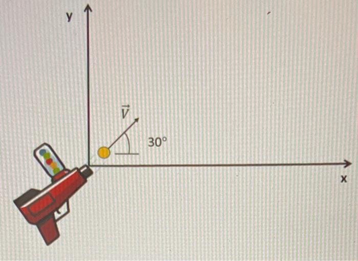 Solved paintball gun with a muzzle velocity of 90 m/s at an