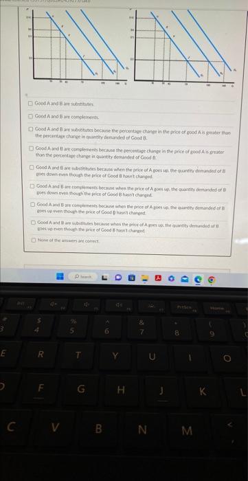 Solved Suppose the change in the price of good A from $20 to | Chegg.com