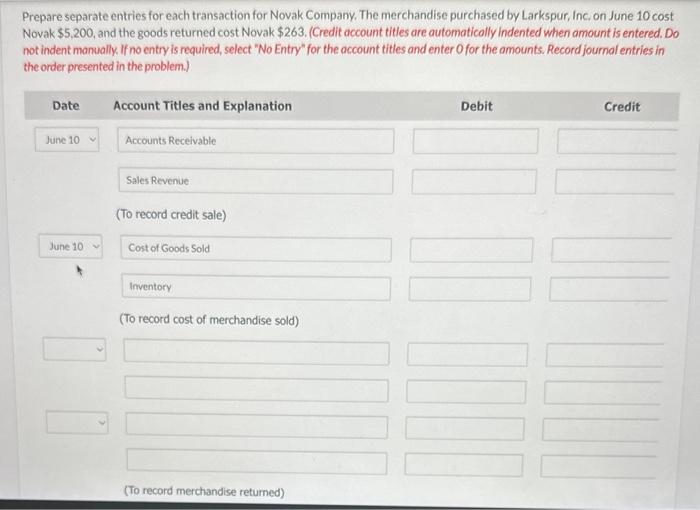 Solved Prepare separate entries for each transaction for | Chegg.com