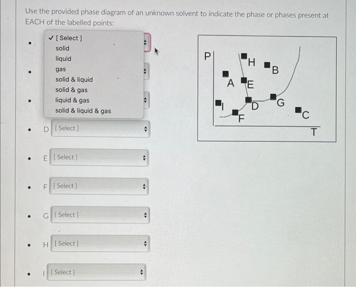 Solved Using The Phase Diagram Shown Below Describe What Chegg Com