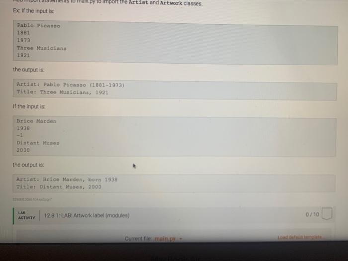 Solved work label (modules) zyBooks catalog Help/FA 12.8
