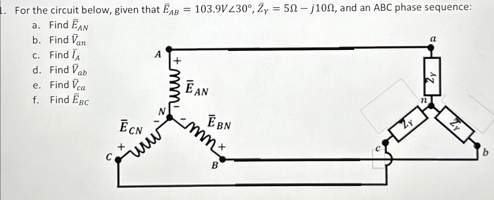 Solved For the circuit below, given that | Chegg.com