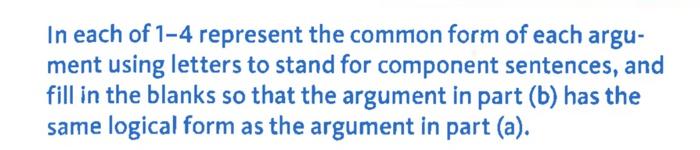 Solved In each of 1-4 represent the common form of each | Chegg.com