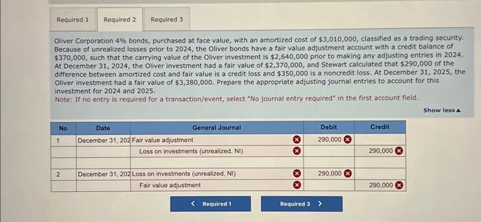 Solved Stewart Enterprises has the following investments, | Chegg.com