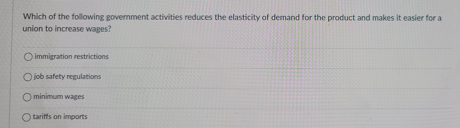 Solved Which of the following government activities reduces | Chegg.com