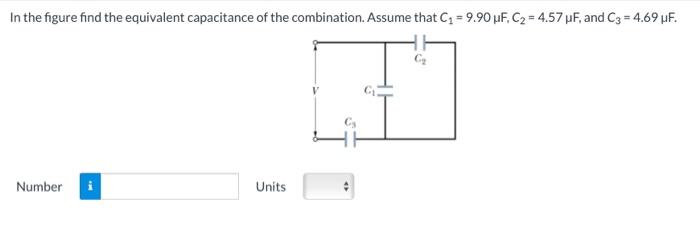 Solved In The Figure Find The Equivalent Capacitance Of The | Chegg.com