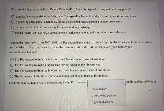 solved-what-are-the-three-main-tools-the-federal-reserve-chegg