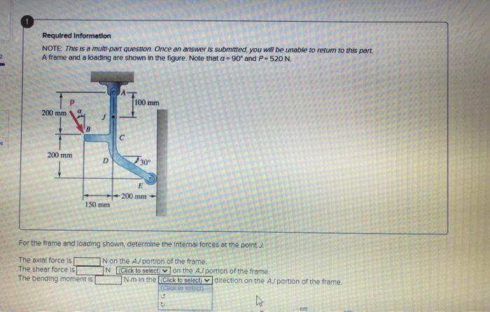 Solved Ch?Homework 1 1 Part 1 of 2 Required Information | Chegg.com