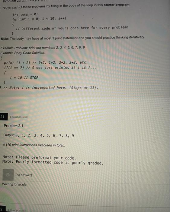 Solved Prob Solve each of these problems by filling in the | Chegg.com