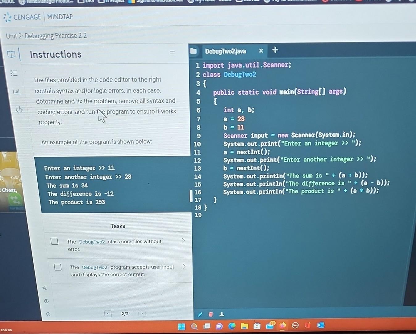 Solved Please help me write this code so it works | Chegg.com