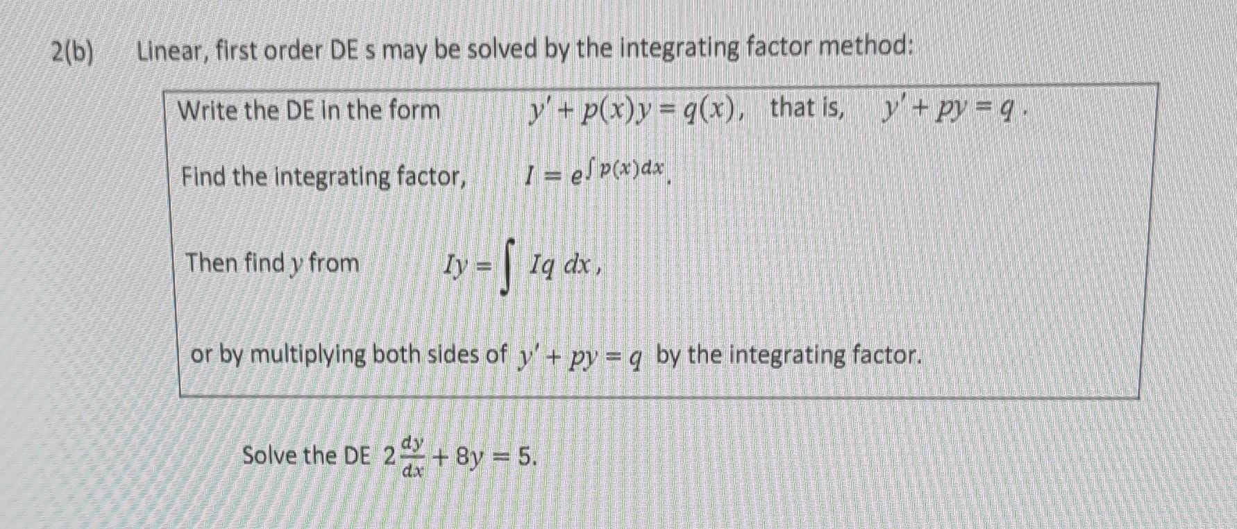 Solved 2(b) | Chegg.com