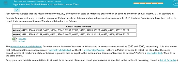 Solved III CONFIDENCE INTERVALS AND HYPOTHESIS TESTING | Chegg.com