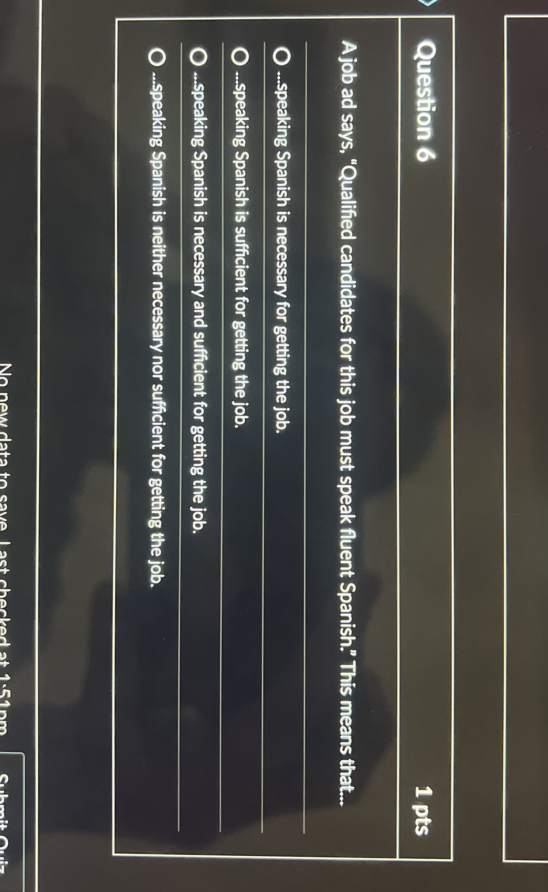 Solved Question 61 ﻿ptsA job ad says, "Qualified candidates