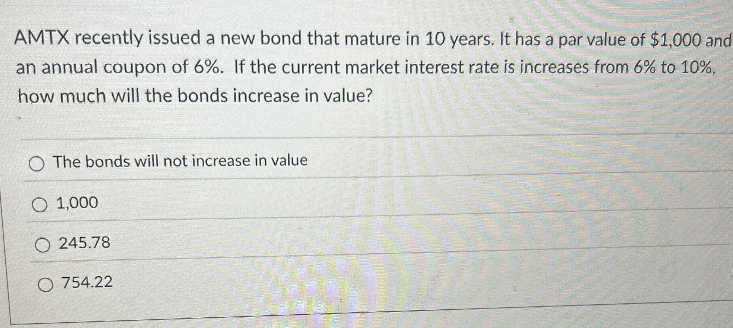 Solved AMTX recently issued a new bond that mature in 10 | Chegg.com