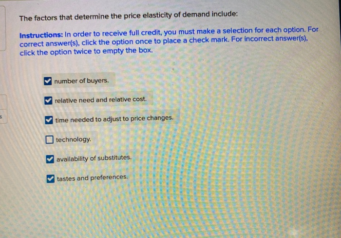 Solved The Factors That Determine The Price Elasticity Of Chegg solved-the-factors-that-determine-the-price-elasticity-of-chegg