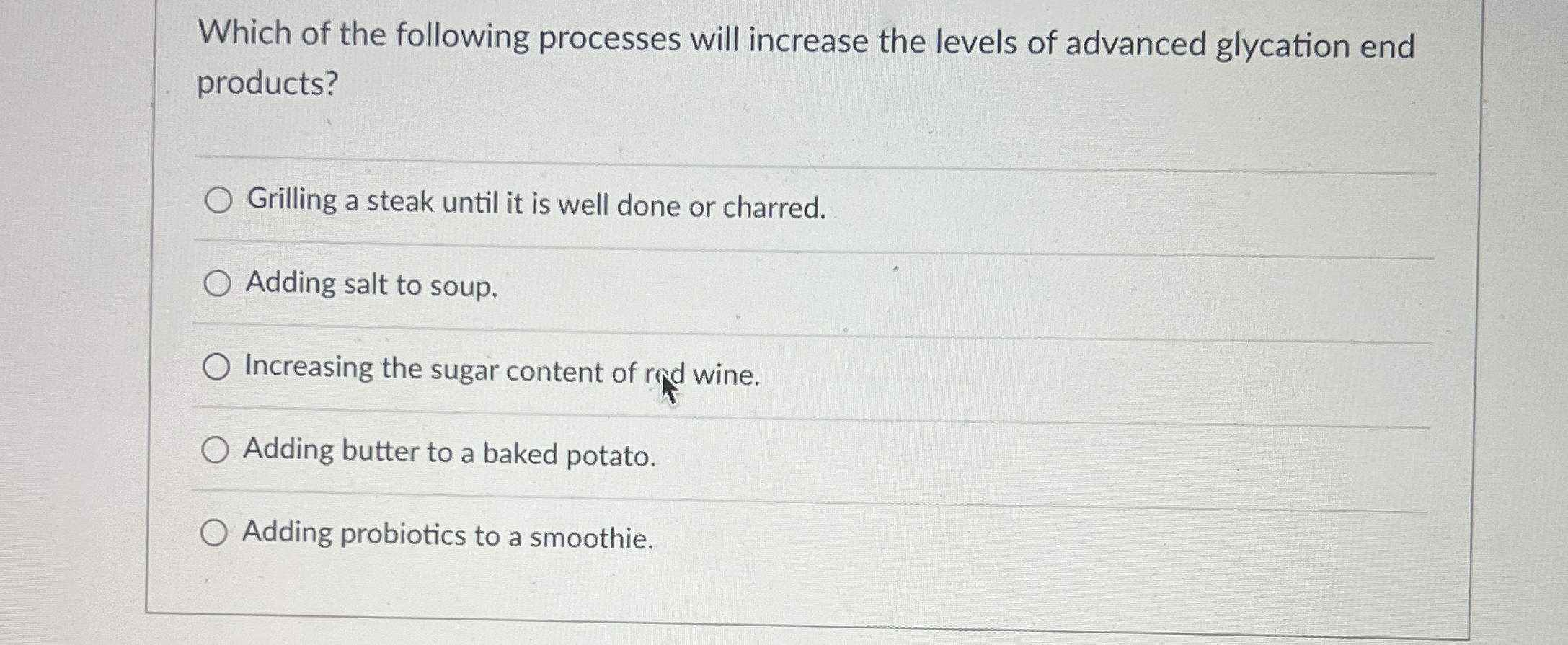 Solved Which of the following processes will increase the | Chegg.com