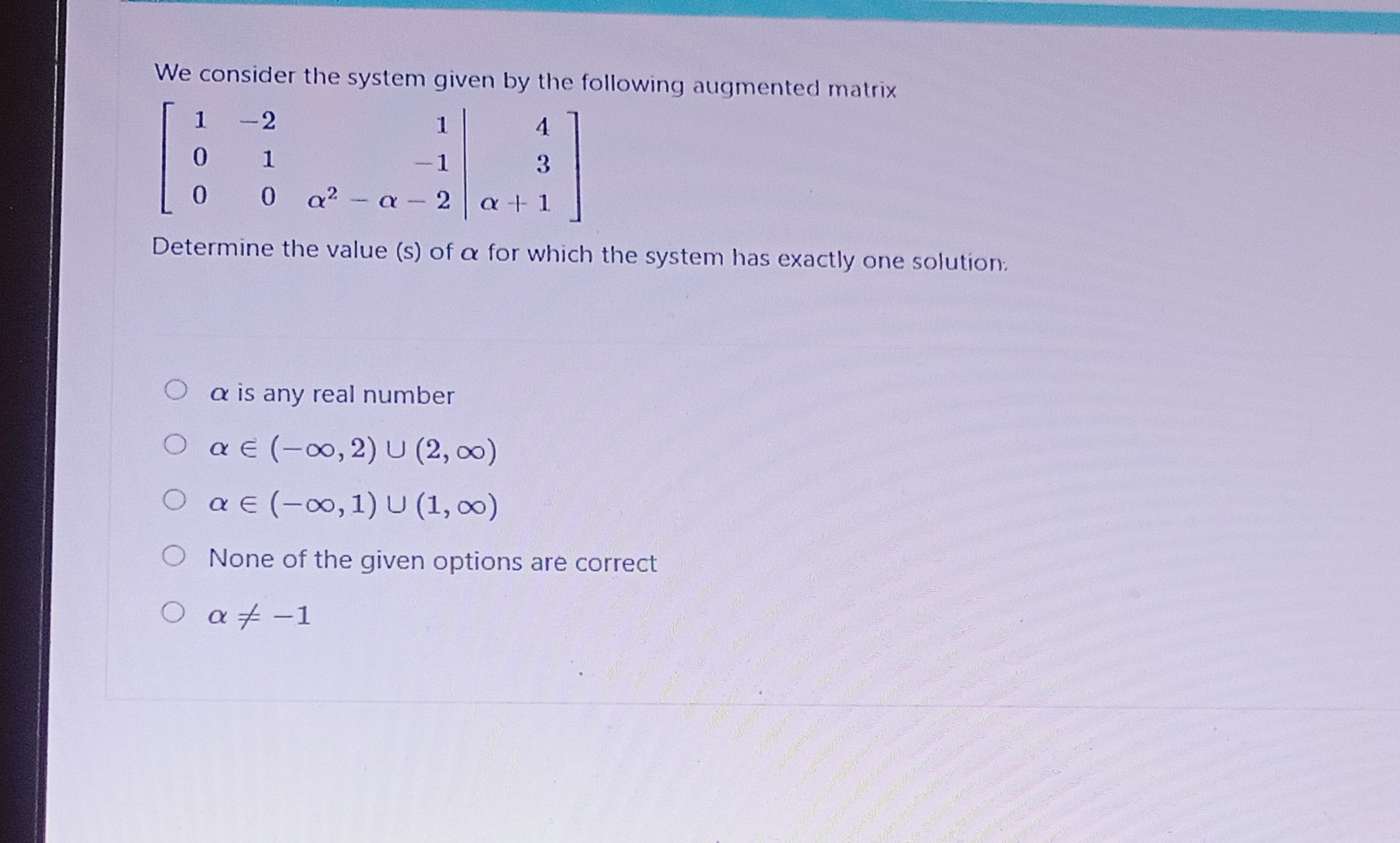Solved We consider the system given by the following | Chegg.com
