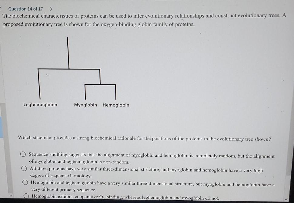 solved-question-14-of-17-the-biochemical-characteristics-of-chegg