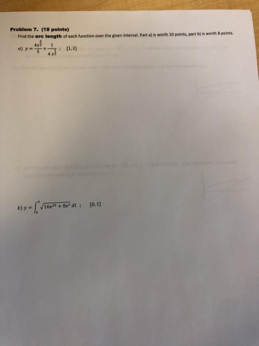 Solved Problem 1. (14 points) Evaluate the following | Chegg.com