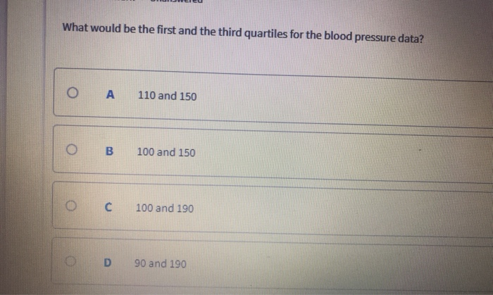 Solved The Blood Pressure Of 10 Students Are As Follows Chegg Com