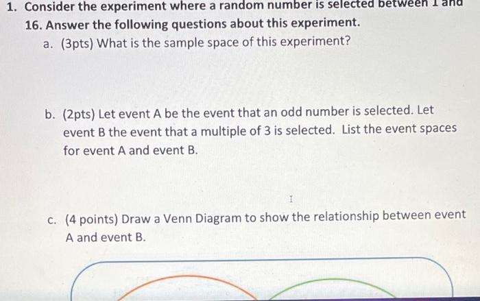 experiment number listening answers