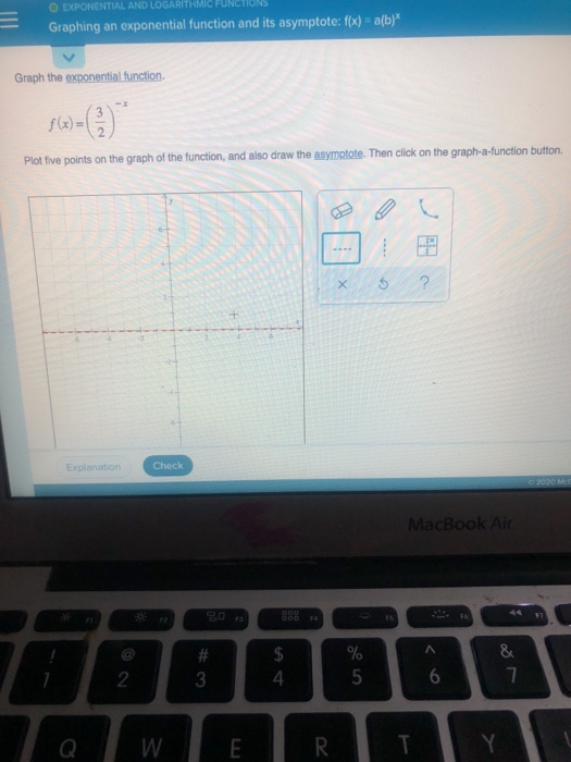 Solved O EXPONENTIAL AND LOGARITHMIC Graphing an exponential | Chegg.com