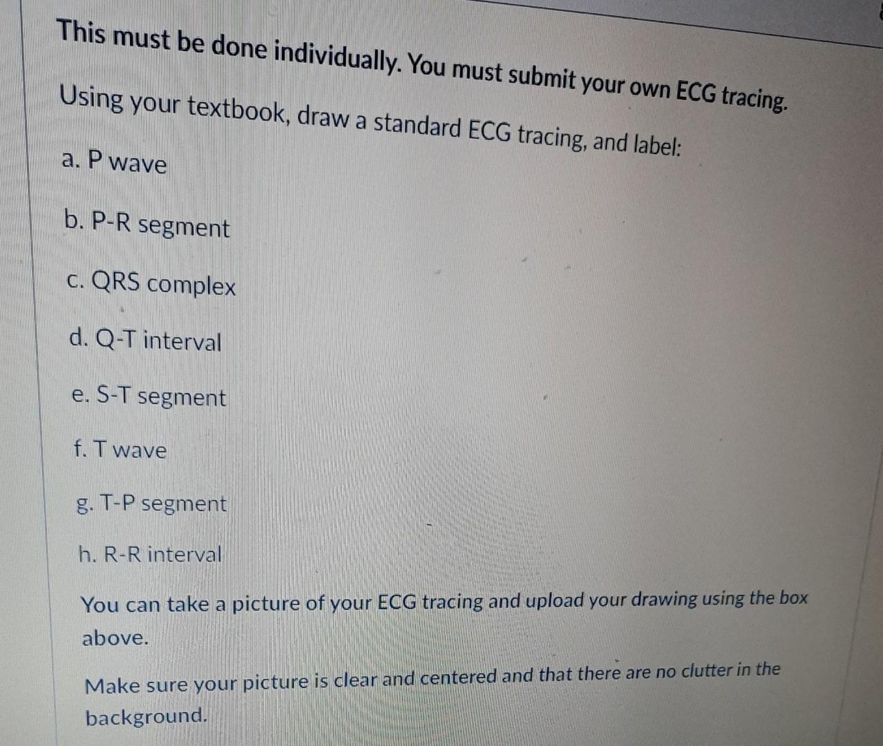 Solved This must be done individually. You must submit your | Chegg.com