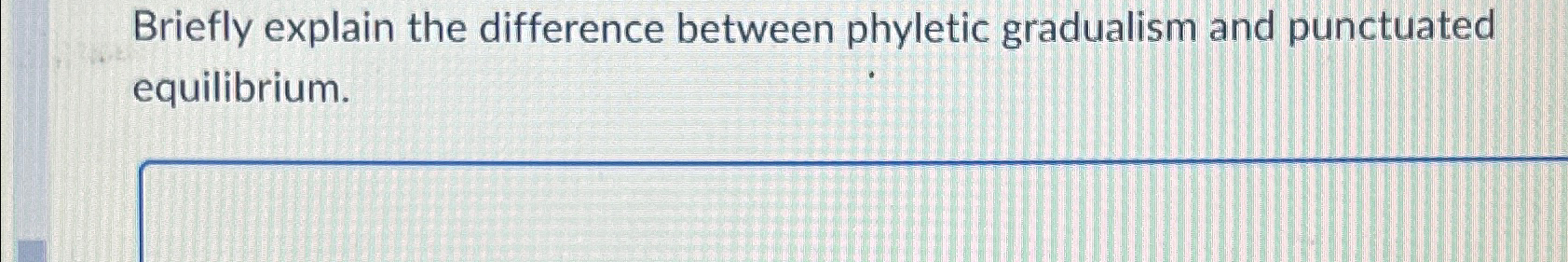 Solved Briefly explain the difference between phyletic | Chegg.com