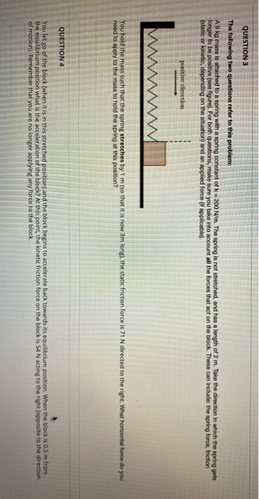 Solved QUESTION 3 The following two questions refer to this | Chegg.com