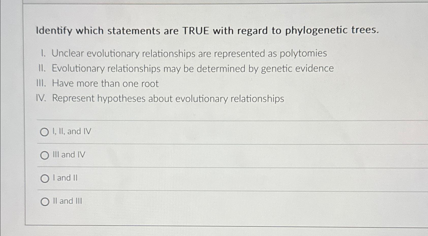 Solved Identify which statements are TRUE with regard to | Chegg.com