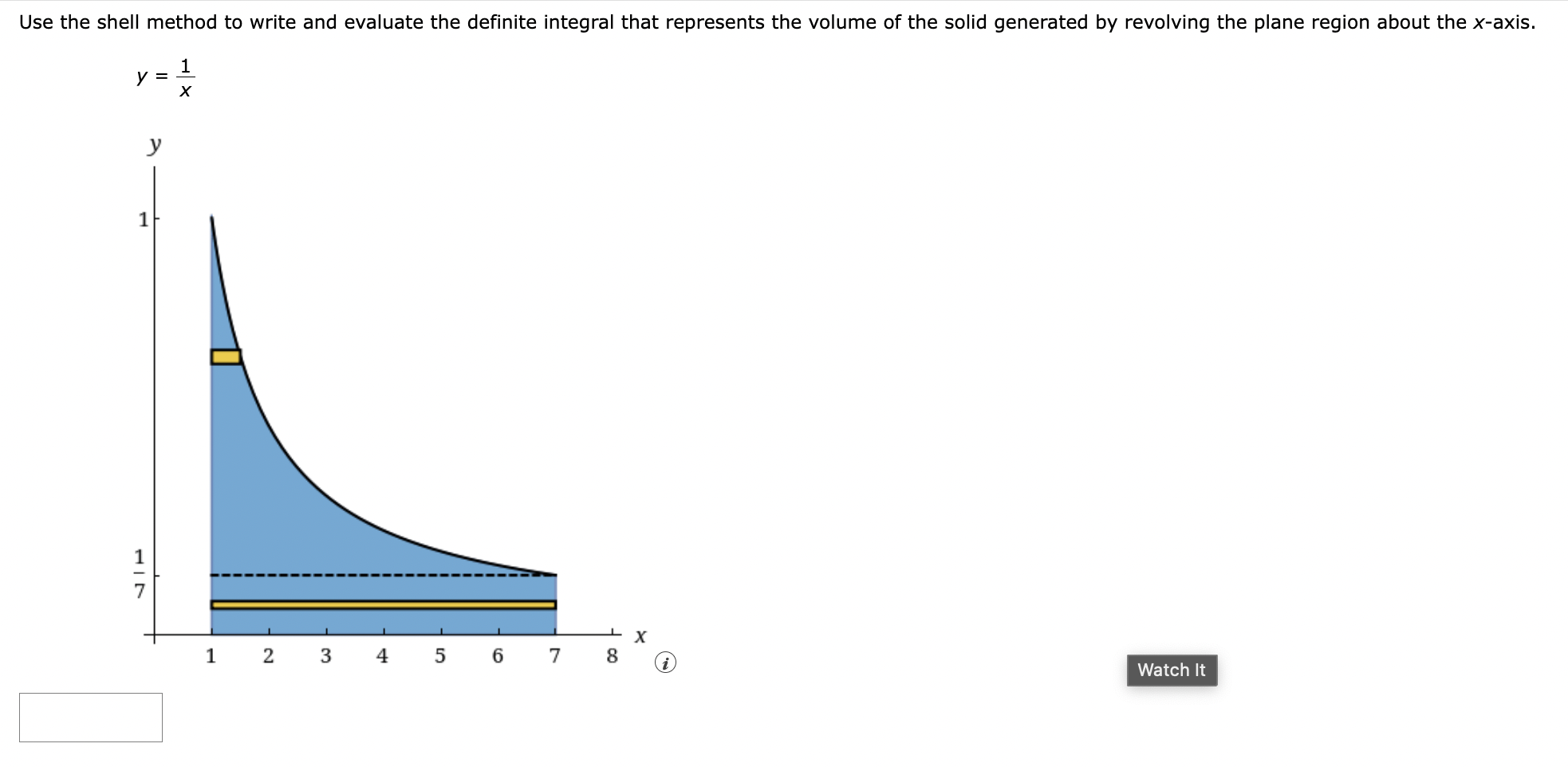 Shell Method Using Integrals Solved Use the shell method to write and evaluate the | Chegg.com