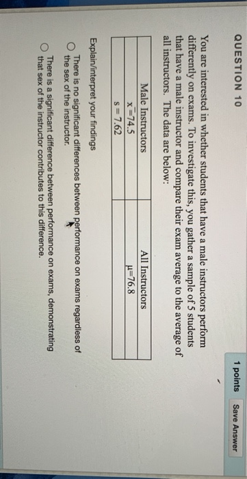 Solved QUESTION 9 1 points Save Answer You are interested in | Chegg.com