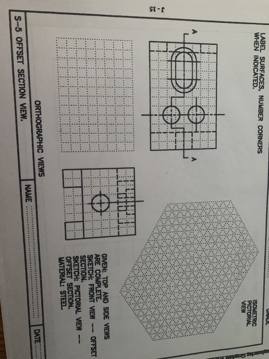 Solved Jl L Grale Isometric Pictorial View File Number Chegg Com