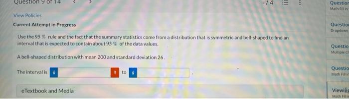 Solved Your answer is partially correct. 5, 7, 8, 12, 15, | Chegg.com
