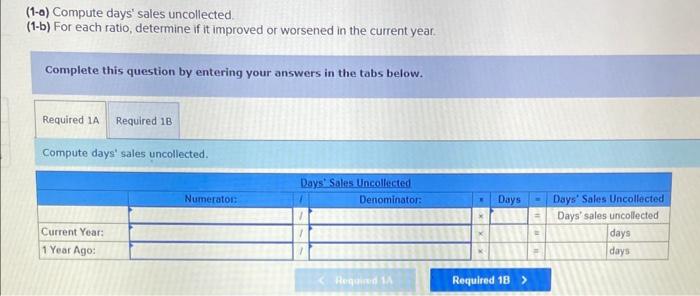 Solved Required information Exercise 13-8 (Algo) Analyzing | Chegg.com
