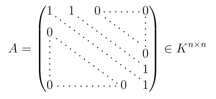 Solved Show that this matrix is not diagonalizable. | Chegg.com