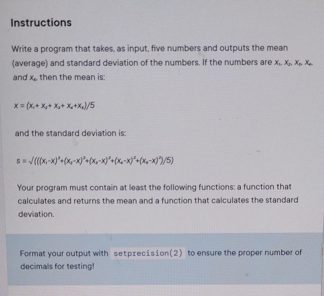 Solved Instructions Write a program that takes, as input, | Chegg.com