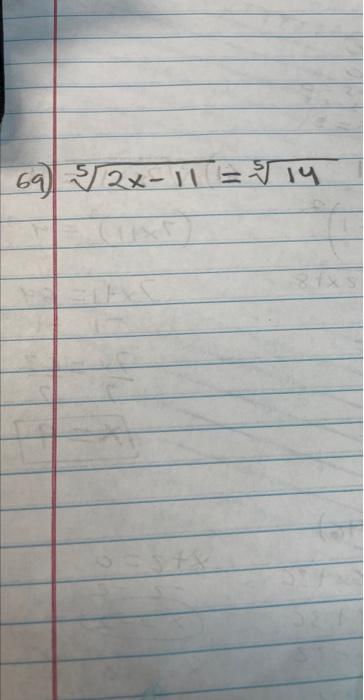 Solved 52x−11=5 | Chegg.com